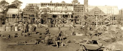 CCC Construction, Bastrop State Park 1930s