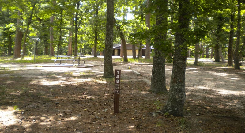 Prairie Branch Camping Area. 