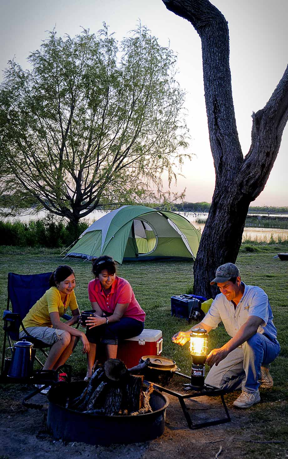 Camping at Choke Canyon