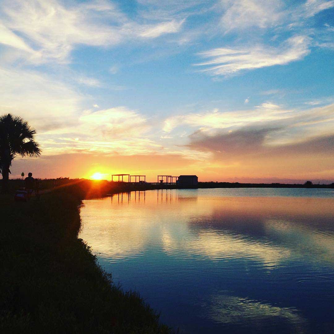 Sunset at Galveston Island State Park