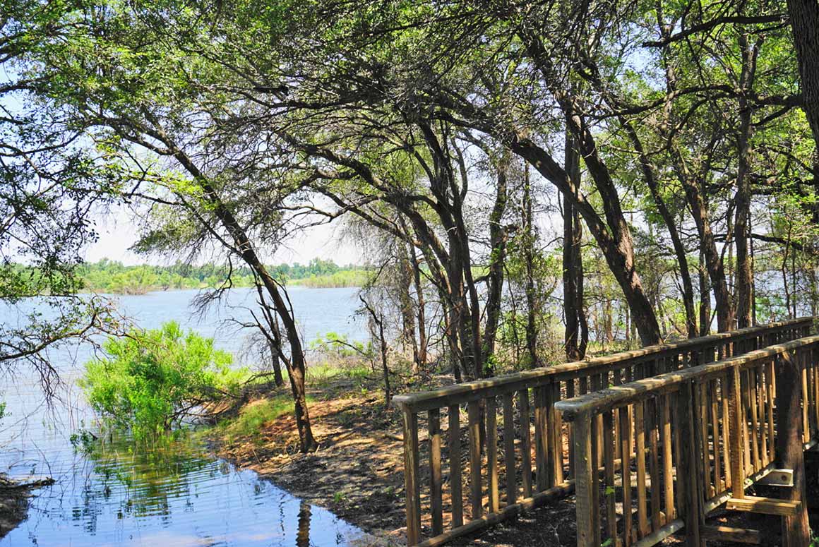 Two Bridges Trail in Lake Whitney State Park