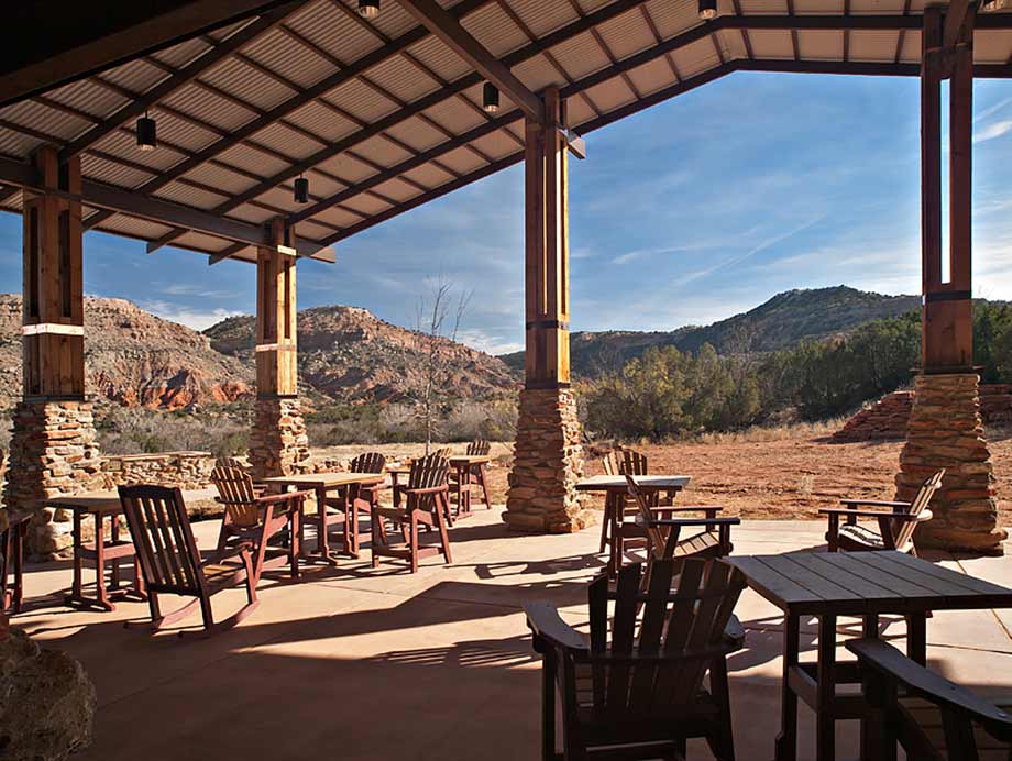 Mack Dick Pavilion at Palo Duro Canyon State Park