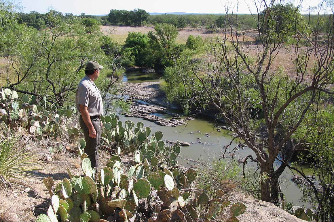 San Angelo Kurt Kemp at overlook by Rob McCorkle