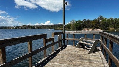 Inks Lake State Park fishing pier