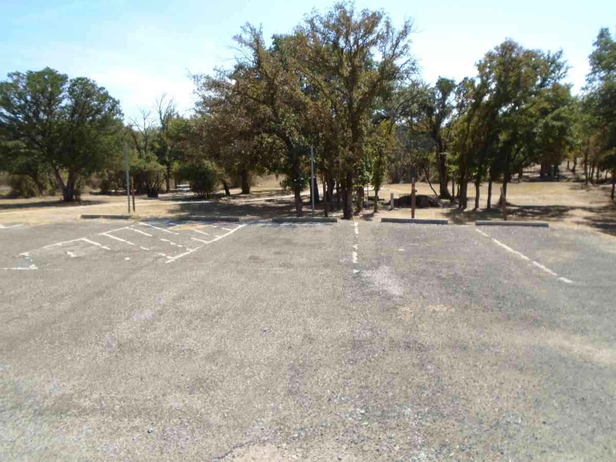Walk-in Campsites parking. 