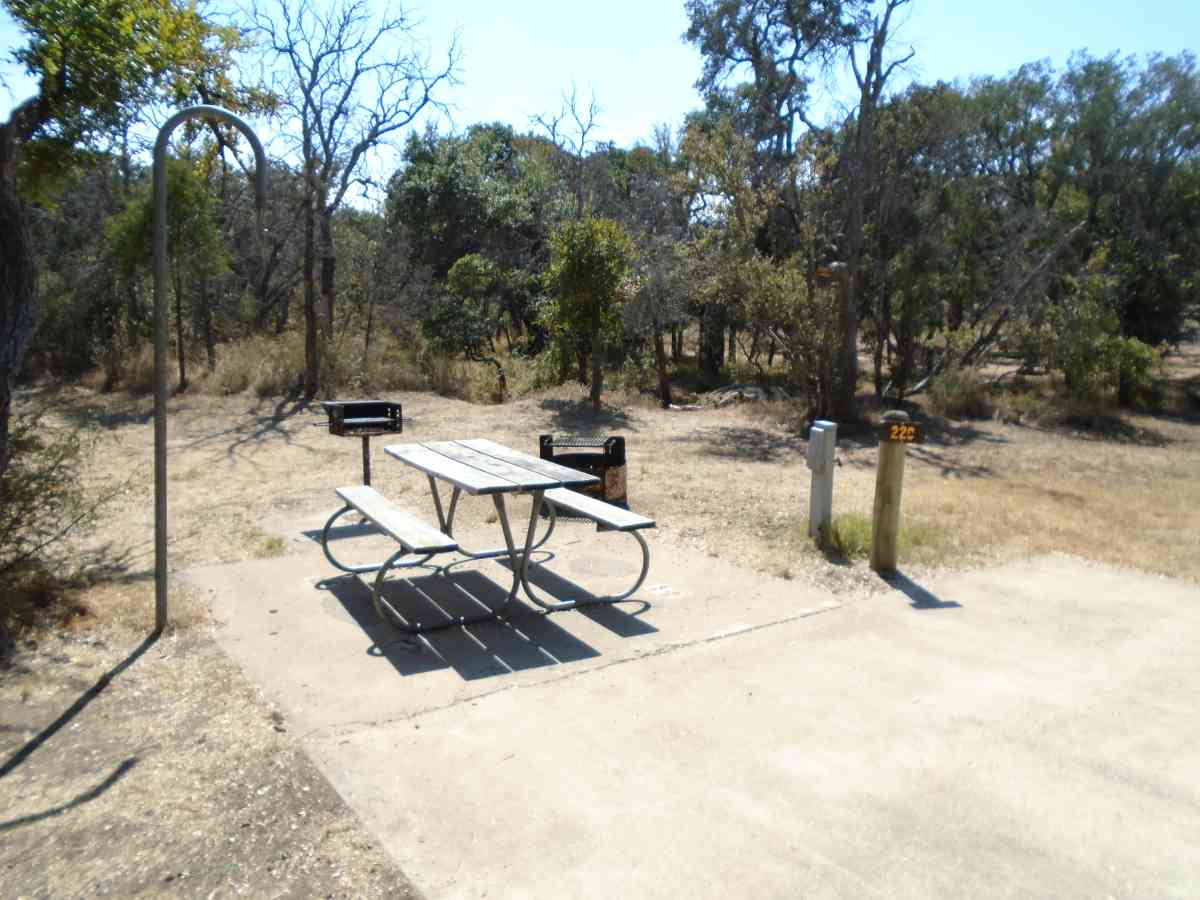 Walk-in Campsite #220 is wheelchair accessible.