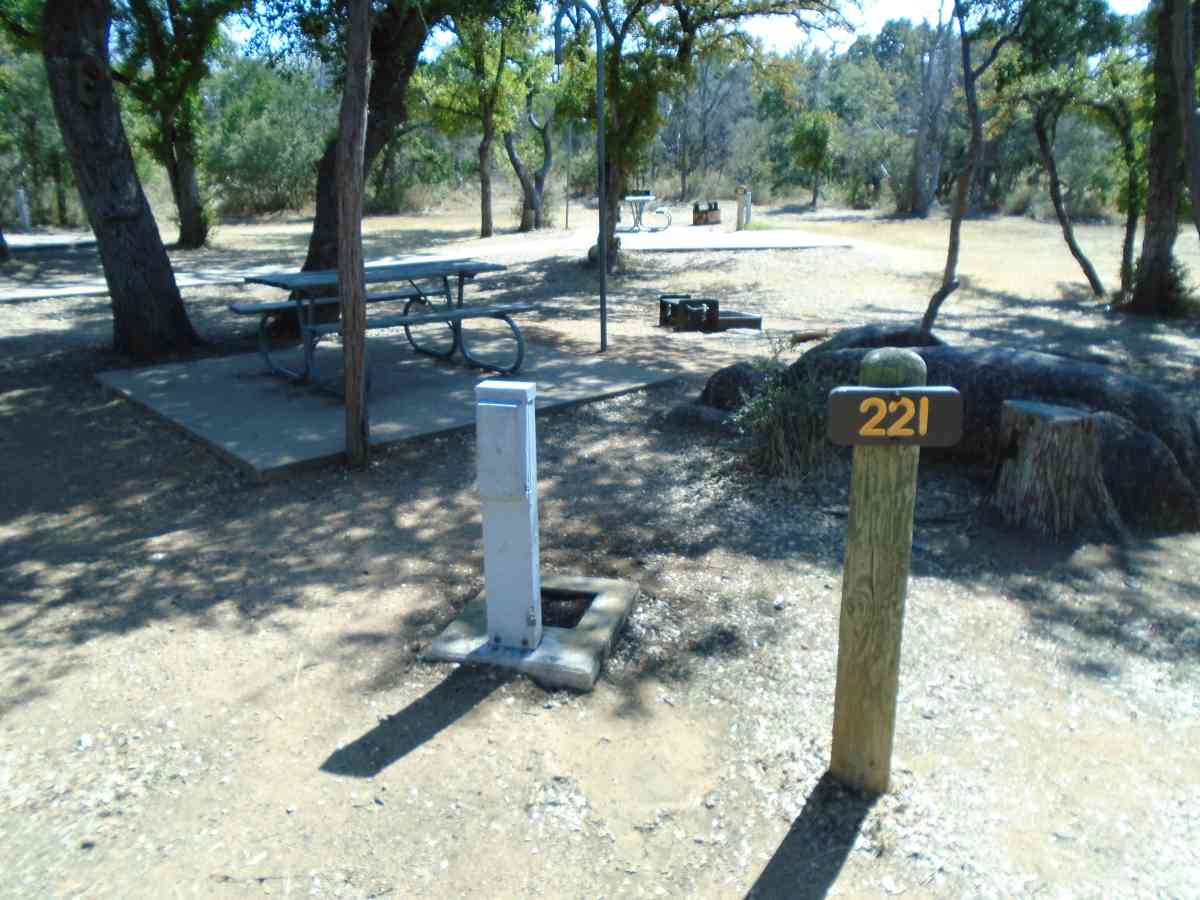 Walk-in Campsite #221. 