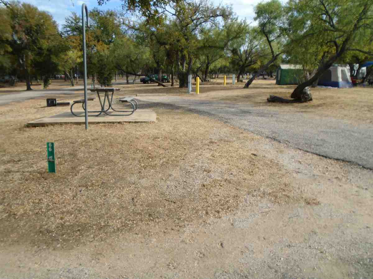 Campsite with 50-amp Electricity #66.
