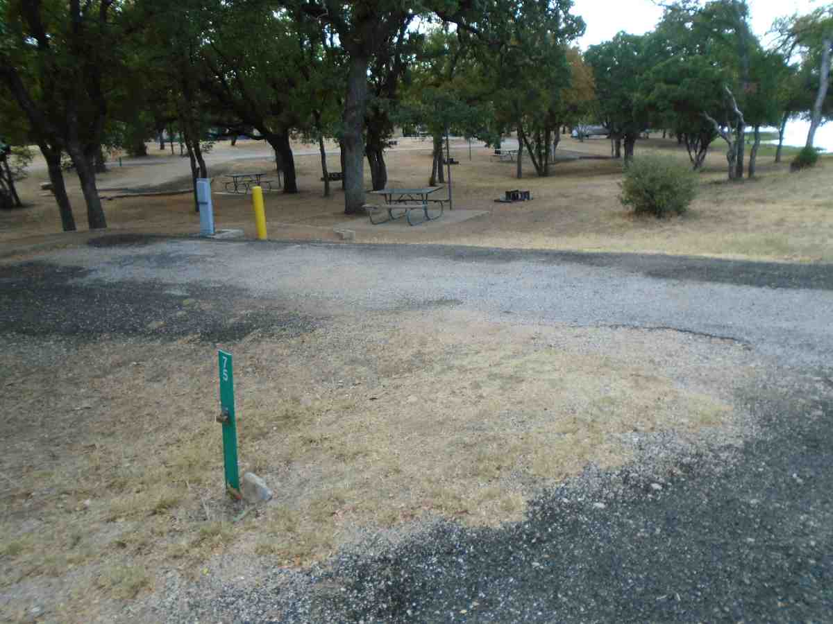 Campsite with 50-amp Electricity #75.