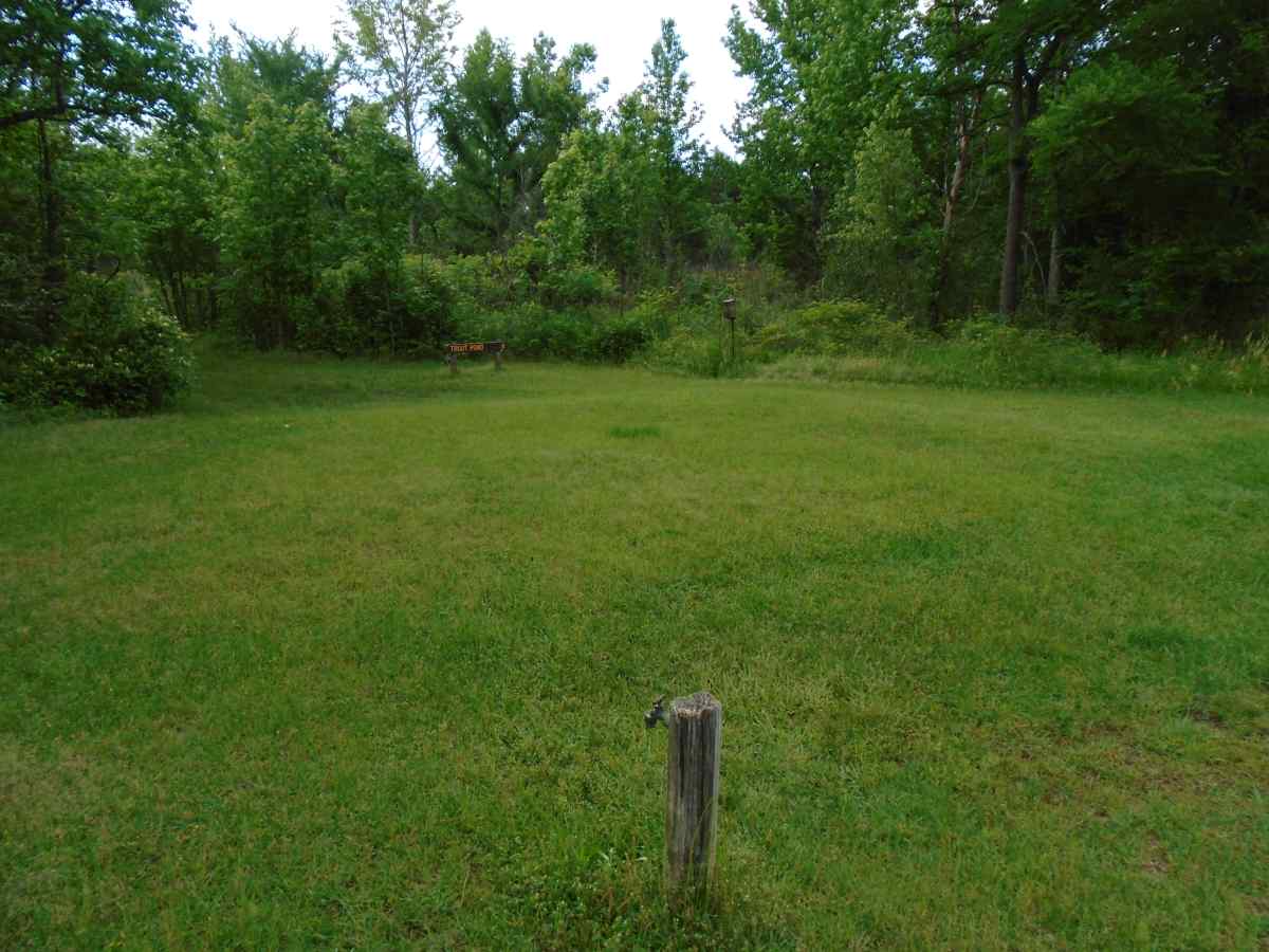 There is a water spigot near the parking area of the hike-in primitive campsites. 