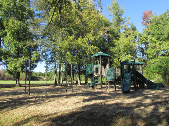 Playground near picnic pavilion