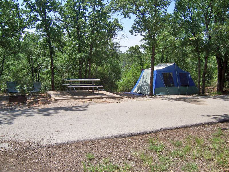 Lake Mineral Wells State Park Trailway Campsites With Water