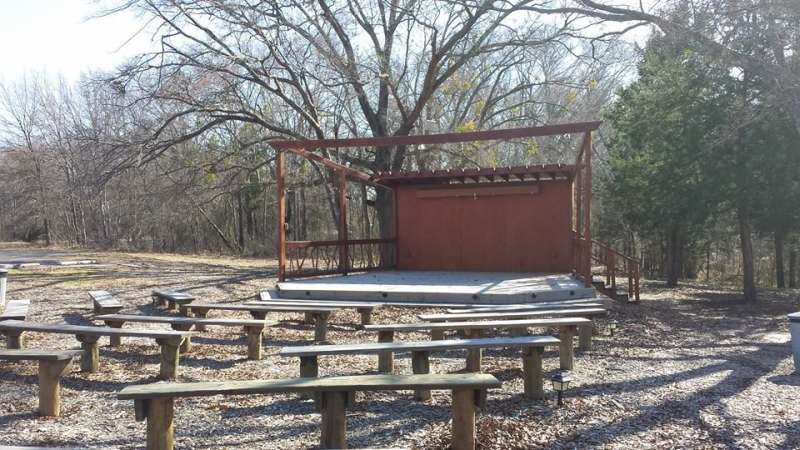 The amphitheater. 