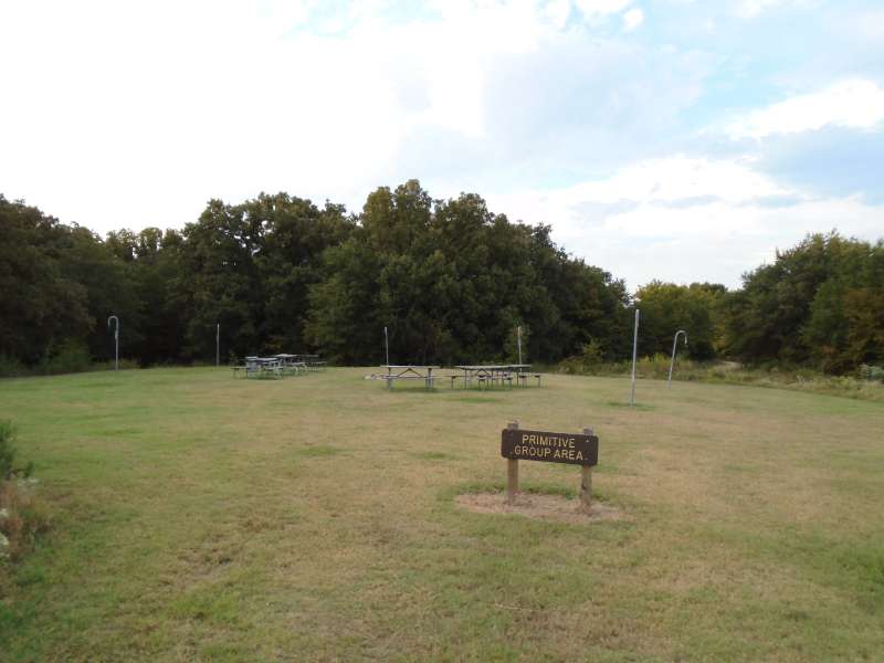 The Primitive Group Camping Area. 