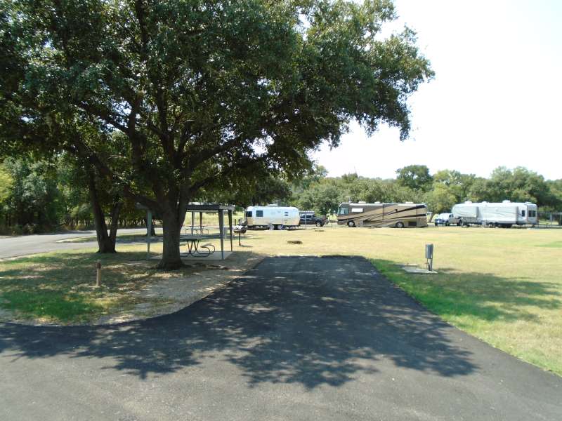 Full Hook-up Campsite #9, in the Fairway View Camping Area.