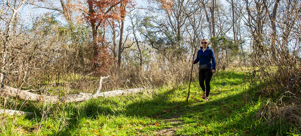 Hiker on the trail