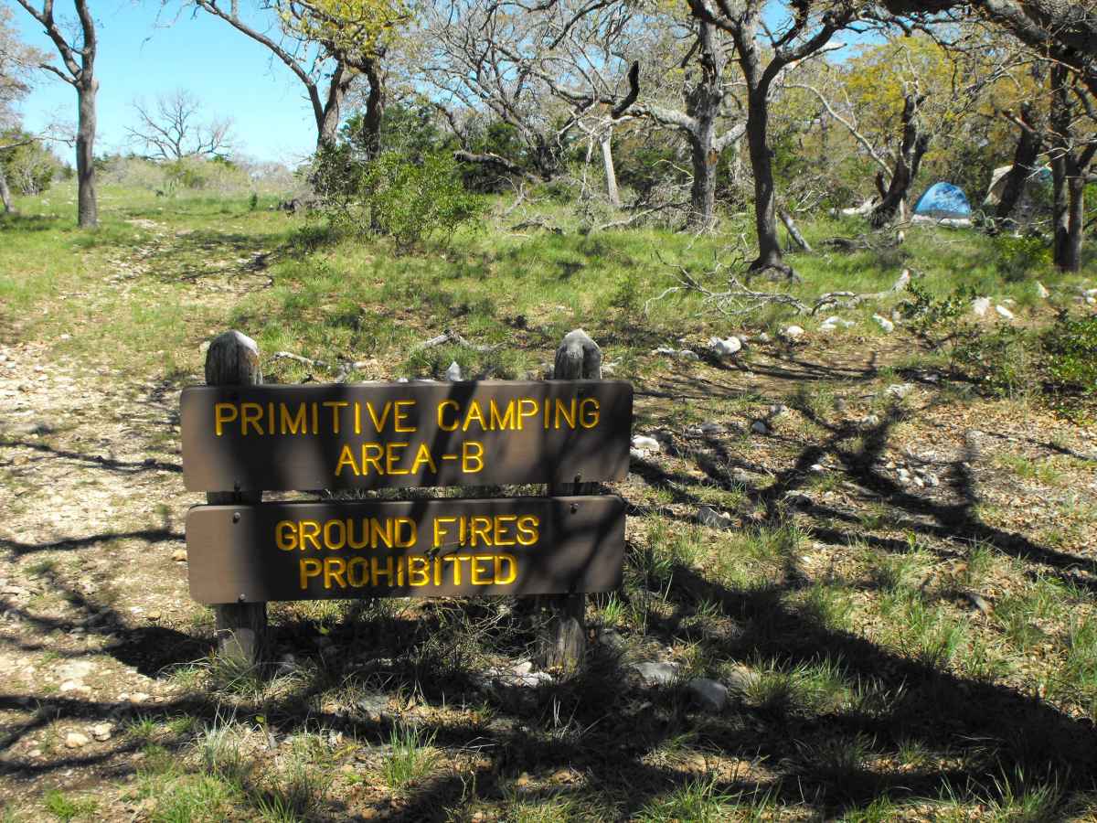 Primitive Camping Area B.