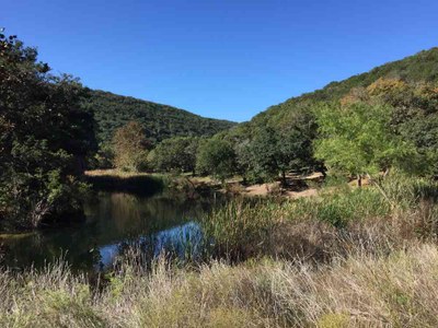 Nov. 14, 2016 photo of the pond at Lost Maples State Natural Area, by Colette Nicholl
