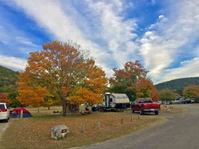 Nov. 21, 2016 photo of the campground at Lost Maples State Natural Area, by Thomas Redwine