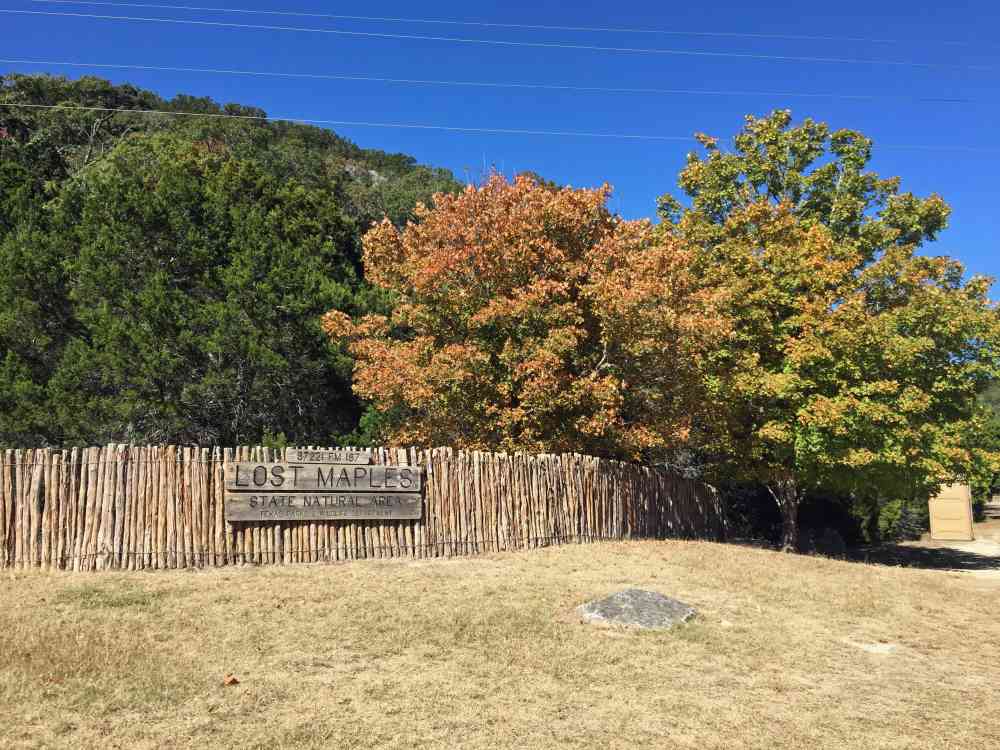 Nov. 21, 2016 photo of the entrance to Maples State Natural Area, by Colette Nicholl