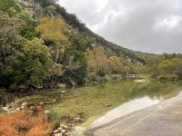 View of river bank with slight color