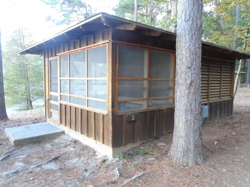 Screened Shelter #2 in the Walnut Ridge Unit. 