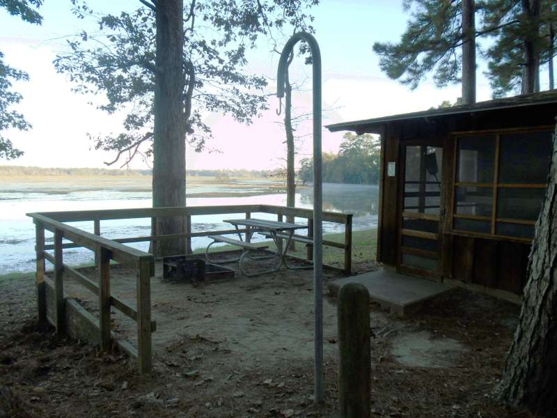 Screened Shelter #4 in the Walnut Ridge Unit. 