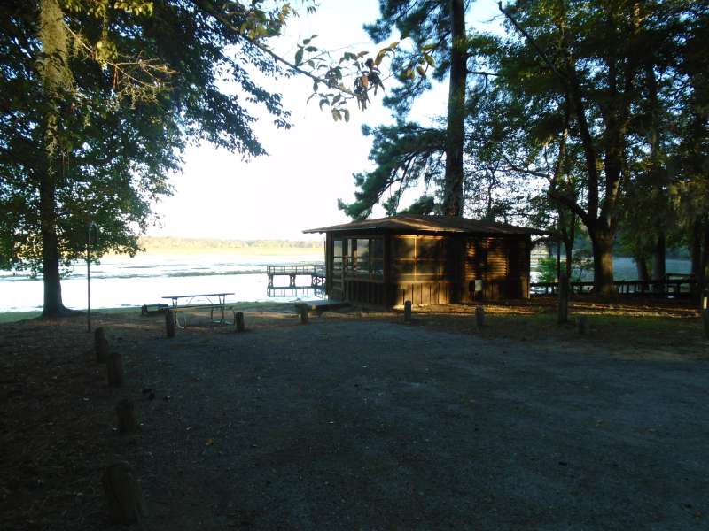 Screened Shelter #5 in the Walnut Ridge Unit. 