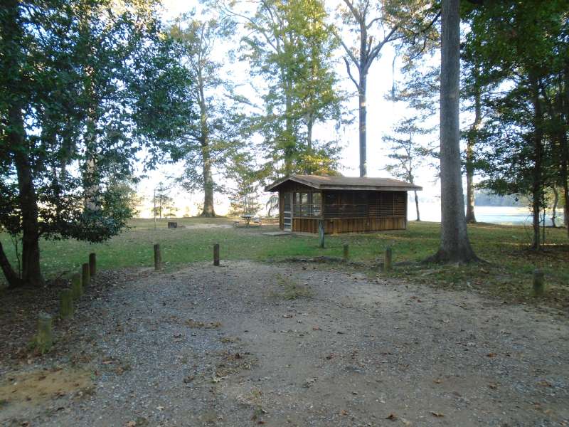 Screened Shelter #10 in the Walnut Ridge Unit. 