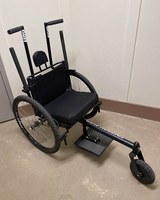 The all-terrain wheelchair at McKinney Falls SP