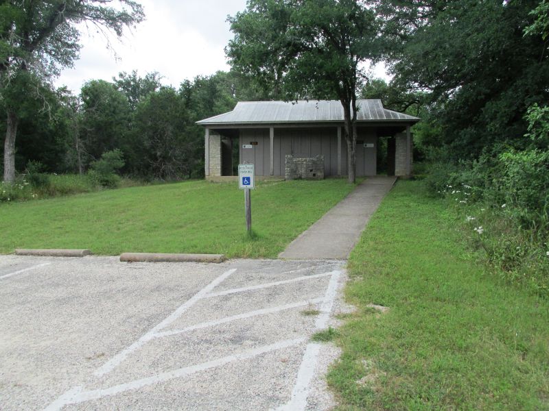 Each large camping loop has two restrooms, one with showers.