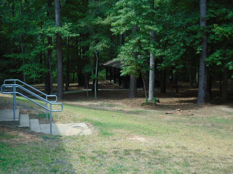 Walkway down to the Pavilion. 