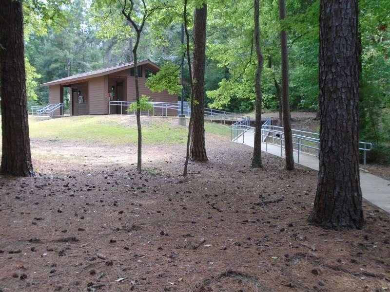 Restrooms near the Pavilion. 