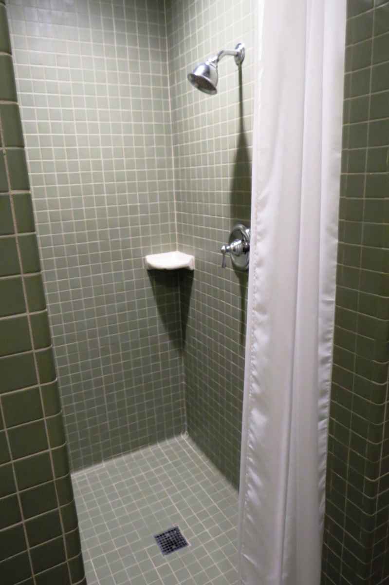 There are two bathrooms in the cabin; one is ADA accessible and one is not.