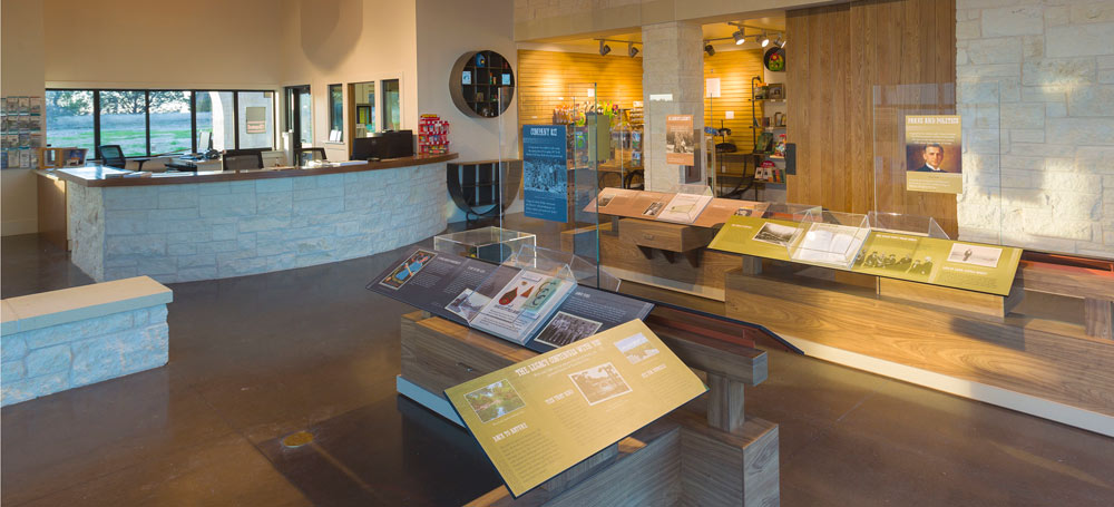 Visitor Center, park store and customer service counter