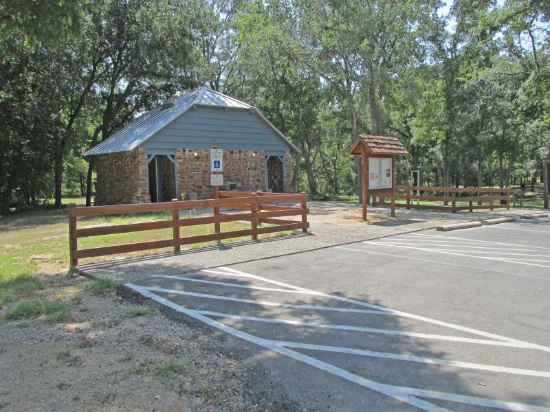 Restroom in this camping area.