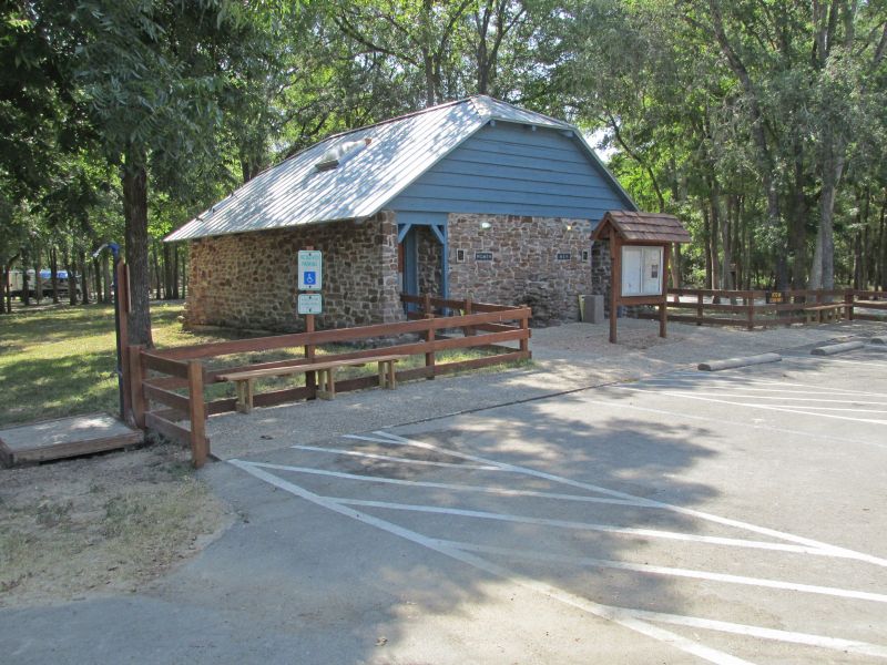 Bathroom in this camping area.