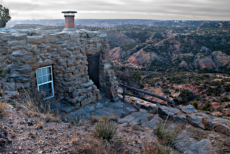 Palo Duro Canyon State Park Cabin Rim Lighthouse Texas Parks