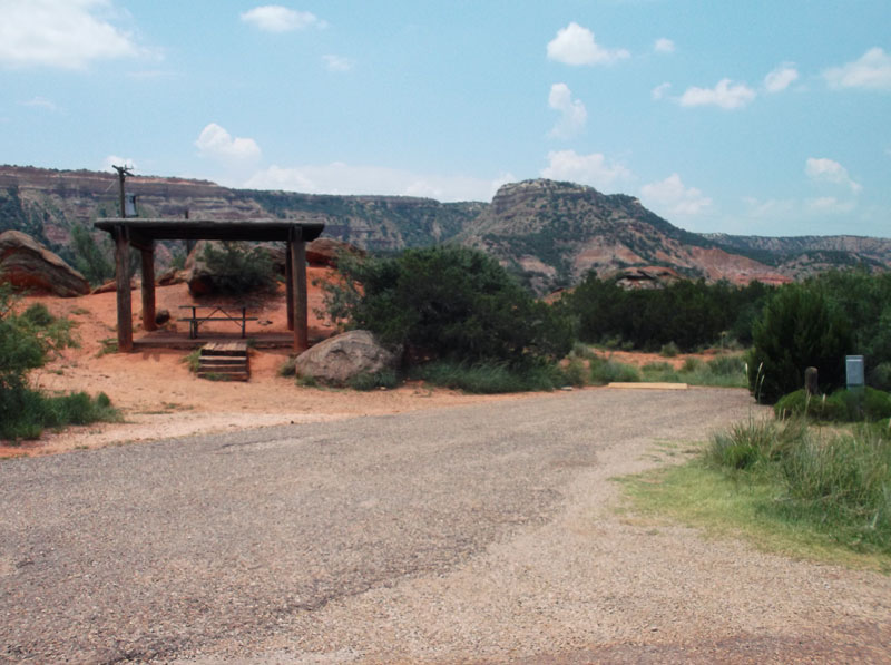 A 50-amp site in the Mesquite area.