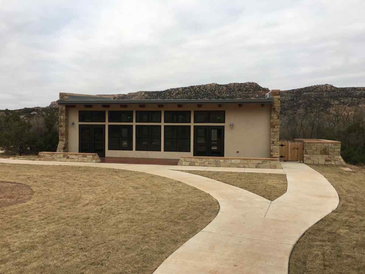 The Tasajillo Pavilion. There is a wheelchair friendly paved trail from the parking area. 