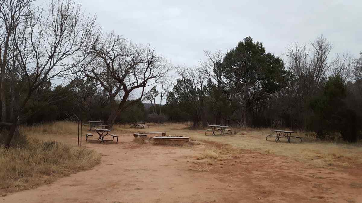 The Youth Group Camping Area. 
