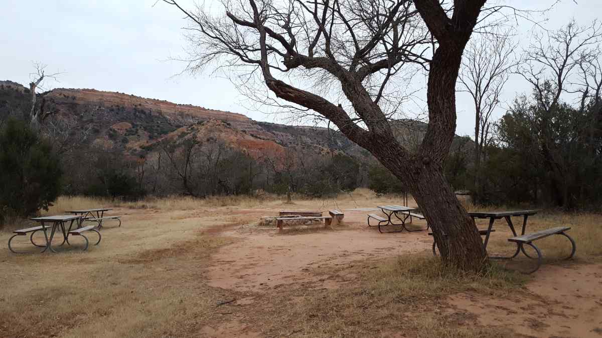 The Youth Group Camping Area. 