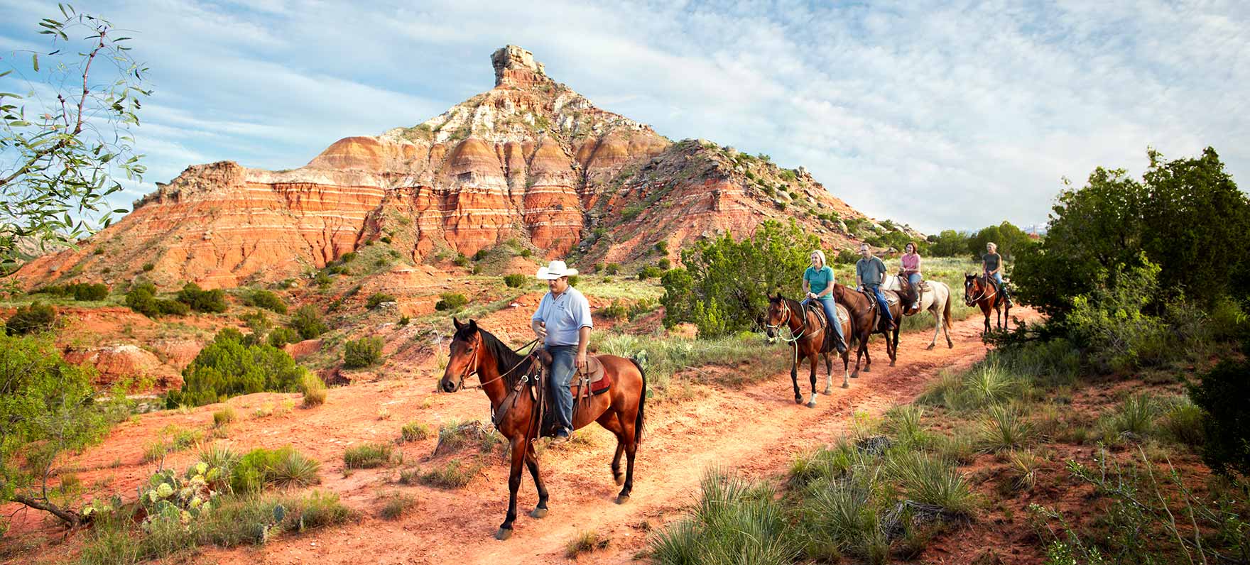 horse back riding in Palo Duro Canyon State Park