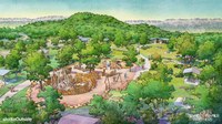 Natural playground with picnic sites around it