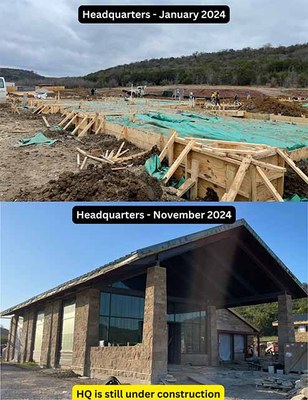 Progress at Palo Pinto Mountains