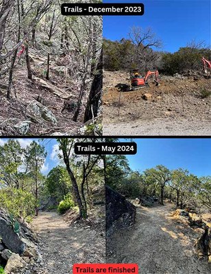 Progress at Palo Pinto Mountains