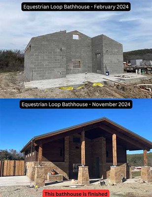 Progress at Palo Pinto Mountains