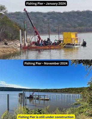 Progress at Palo Pinto Mountains
