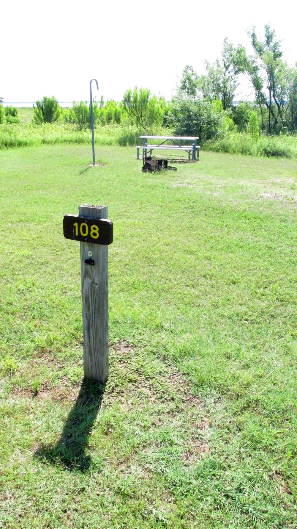 Walk-in Site #108 in the Oak Point area.