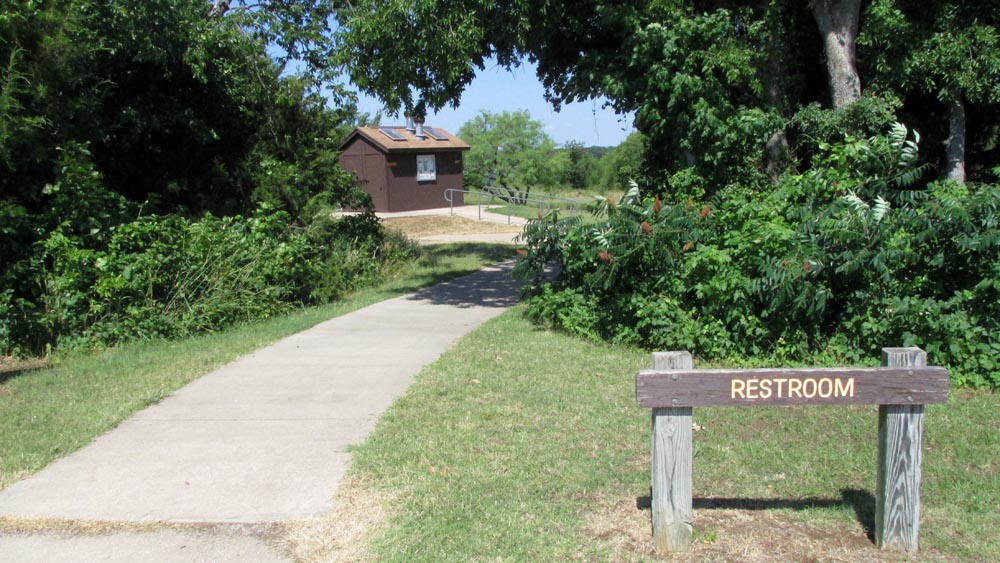 Oak Point area restrooms.